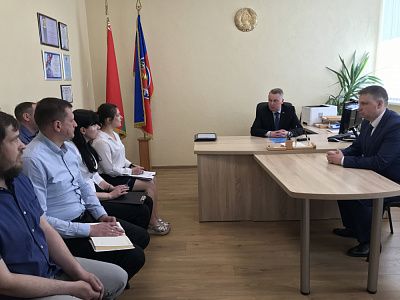 Гендырэктар РУП "БелЮрЗабеспячэнне" наведаў Гомельскі філіял прадпрыемства