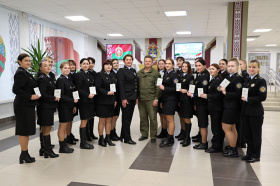 Чарговы выпуск курсаў павышэння кваліфікацыі судовых выканаўцаў адбыўся ў Цэнтры падрыхтоўкі МУС